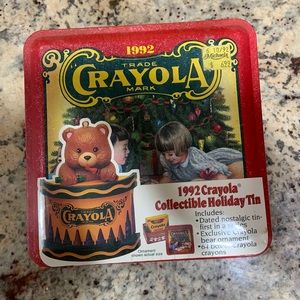1992 collectible Crayola Holiday Tin brand new